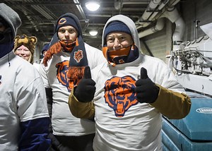 Advocate Lutheran General Hospital patient experiences Chicago Bears pre-game on the field