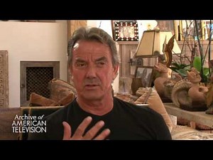 Eric Braeden on his first professional acting job
