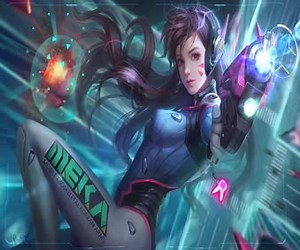 DVA HUD Overwatch Live Wallpaper