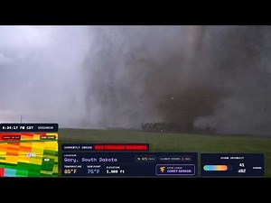 LARGE Hail, Damaging Winds & Maybe a Tornado in Indiana /Ohio - Live Storm Chase