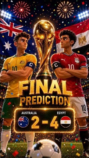 Australia vs Egypt FIFA World Cup 🏆 | match prediction #football #worldcup #fifaworldcup