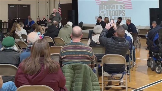 Organization building home for Petersburg veteran