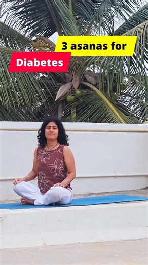 Blood Sugar Control Yoga 🧘‍♀️ | 3 Easy Asanas #shorts