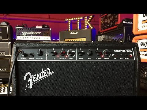 FENDER Champion 50XL Guitar Amplifier - DEMO & REVIEW