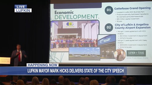 Lufkin mayor highlights city accomplishments, future plans at chamber luncheon