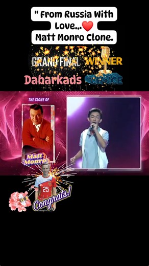 💥CONGRATULATIONS 👏🎉 * Matt Monro Clone * From Russia with Love - Song * GRAND FINALS WINNER * Dabarkads Choice Edition * EAT BULAGA TVJ * Sept.4, 2025 #mattmonro #song #singer #fromrussiawithlove #winner #GrandFinals #singing #contest #Congratulations #EATBULAGA #EATBULAGADABARKADS #EATBULAGAFOREVER #TVJ #eatbulagatv5 #TVJonTV5 #TVJsaTV5 #fbreelsvideo #virals #trend #reelsviral #post #glessiealonzo | Glessie Alonzo