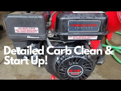 Predator 212CC Carburetor Clean