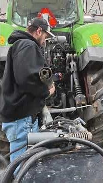 Dead Tractor Battery? Farmer's PTO Shaft Struggles Explained! #shorts