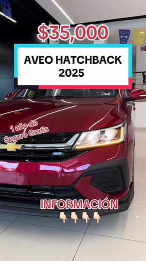 INFORMACIÓN 👇🏻👇🏻👇🏻👇🏻👇🏻👇🏻 Chevrolet Aveo 2025 Lt Plus Preci...