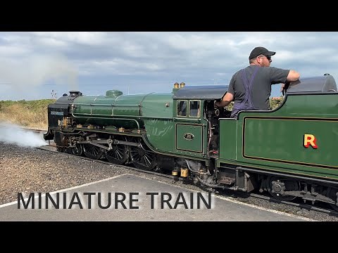 Unbelievable Ride on a Mini Steam Locomotive!