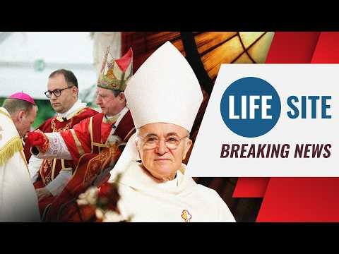 BREAKING: Archbishop Vigano Sends Heartfelt Blessings to SSPX as Attendance Explodes