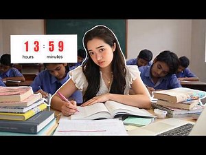 I tried the HARDEST study routine in the world 🇮🇳