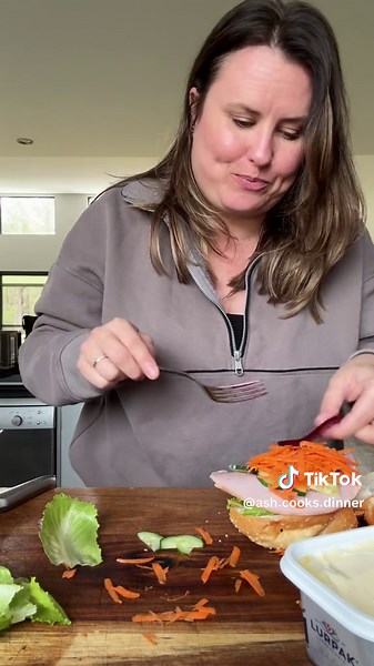 Classic Ham and Salad Roll Recipe - Old School Cooking