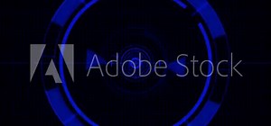 Abstract Futuristic Target Interface Animation [4K Seamless Loop] (Blue) Stock Video