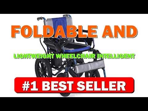 Foldable and Lightweight Wheelchair Intelligent Automatic Electric Wheelchair seat Widt - B0CWGT4K2C