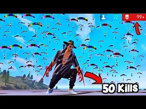 🔥First Time 50 Kills Challenge With SANTINO Charcter Only Factory Roof ||🔥Factory Top Challenge
