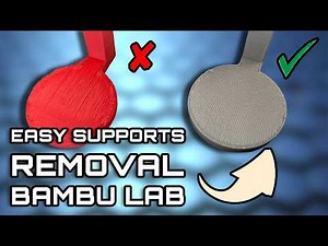 3 Settings Easy Supports Removal | Bambu Lab P2S - 2026 #bambulab