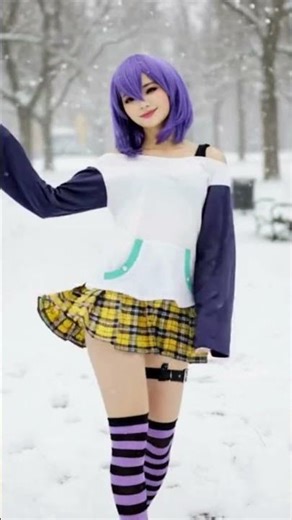 Dancing in the Snow– A Cute Cosplay Short in the Snow #cosplay #cosplayer