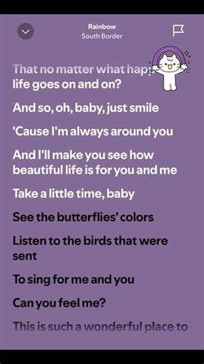 Rainbow Lyrics by South Border - Complete Guide