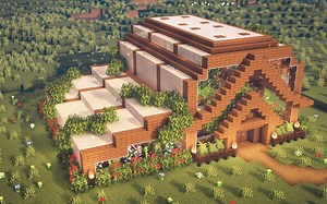 【建筑教程】带你建造一个温室！