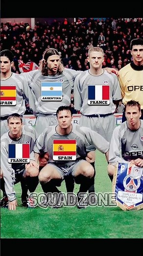 PSG squad UEFA Cup 2001/02 🔥