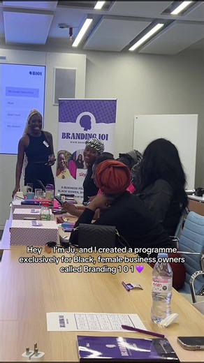 The @Branding101 by DBJ journey has been incredible so far and we’re just getting started 🥹💜✨ #branding101 #brandidentity #blackentrepreneurs #blackwomenuk #blackfemalebusinessowner #femalebusiness #femalebusinessowners #skyuk #skycreative #sisterhood