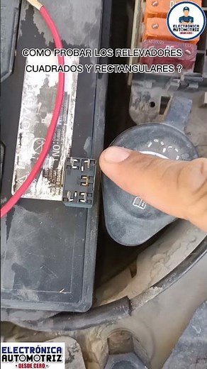 cómo probar relvadores rectangulares y cuadrados #electromecanica
