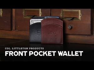 Ultra-Light Front Pocket Wallet: Secure, Stylish, American-Made!