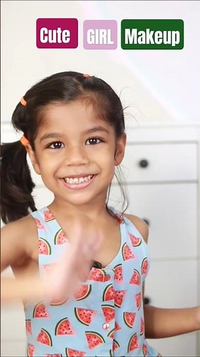 Cute Girl Makeup Tutorial For the Playground |Baby Girl’s First Makeup Tutorial 💕😂 #makeuptutorial