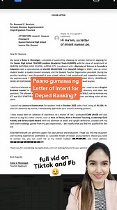 3.8K views · 43 reactions | Paano gumawa ng letter of intent sa Deped Ranking? Dont forget to like, share amd follow This file can be accessed on my Tiktok Account Bio. https://www.tiktok.com/@perriwinkle21?_t=8k1pLO667Sq&_r=1 #perriwinklelpt #learnwithperri #TeacherApplicant #DepEdRanking #Ranking2024 #letterofintent #letterofintentexample | Perri Winkle Lpt | Facebook