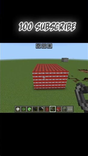 100 TNT IN MINECRAFT #minecraft
