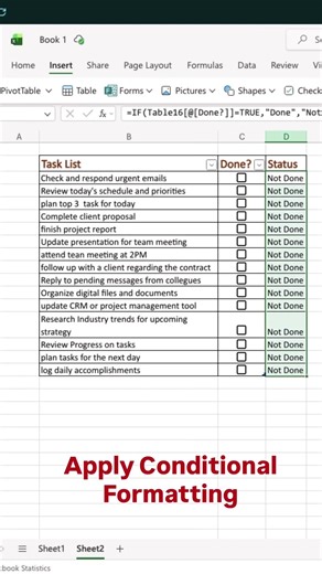 “90% log Excel checkbox galat use karte hain…Let me show you the correct way using IF formula!”