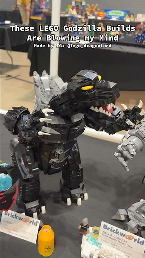 This LEGO Godzilla MOC is BEAUTIFUL! #lego #legos #legostarwars #legosets #legotoys #toys #godzilla