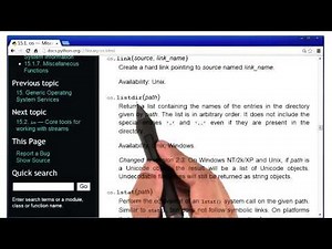 Reading os Documentation