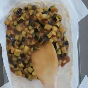 Zucchini goes dessert in these Zucchini Cobbler Bars. These are so delicious, and everyone will think they are made with apples! Full recipe here: http://www.tasteandtellblog.com/zucchini-cobbler-bars/ | Taste and Tell