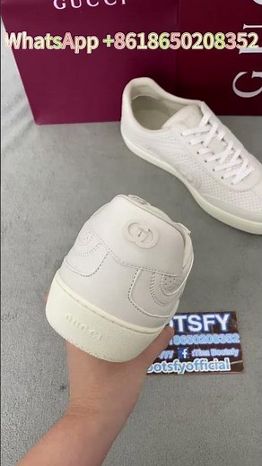 Unboxing Gucci G75 White Sneakers – Perforated Logo Leather | Elegant Luxury Streetwear Kicks? 👟✨