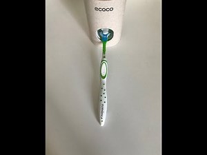 Ecoco automatic toothpaste dispenser review.