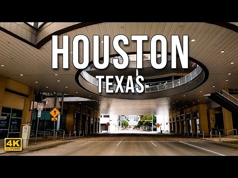 Driving In Houston, Texas [4K] | Houston Downtown
