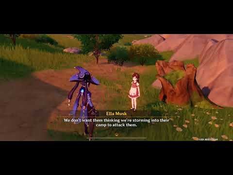 GENSHIN IMPACT Ella Musk help Hilichurl Language Exchange