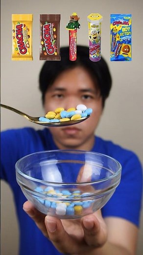 EATING VARIOUS CHACHA CHOCOLATE #asmr #shorts #chocolate