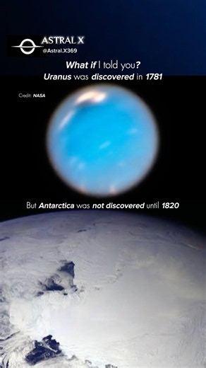 Humans Found Uranus Before Antarctica #shorts #space