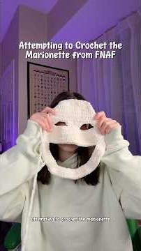 Crocheting the puppet from FNAF pt. 1 #fnaf #crochet #fivenightsatfreddys #crocheting