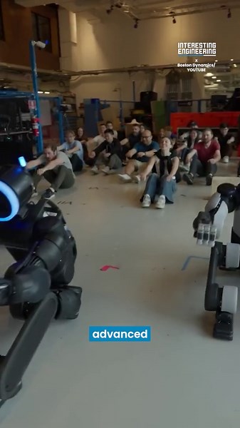 Boston Dynamics' Atlas robots row in sync
