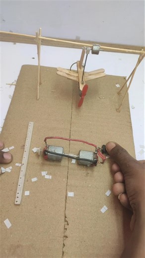 plane model flight testing with us DC motor rack and gear_Dc Motor #tech #diy #dc#shorts