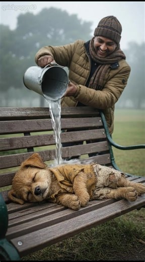 aa man torcher the puppy but softhearted puppy forgive him #sad #emotional#kidsvideo #cap #dog