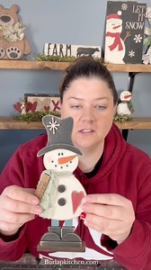 This snowman craft kit is adorable 🥰 #diycrafts #burlapkitchen | Burlap Kitchen