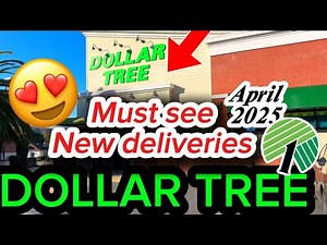 NEW ITEM DELIVERIES 🛍️ DOLLAR TREE TOUR APRIL 2025😍