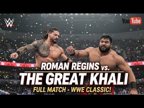 Roman Reigns vs The Great Khali: Full Match | WWE Classic Battle 🇮🇳#romanreigns #wwe