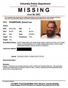 Missouri Missing postpones search for missing man because of weather