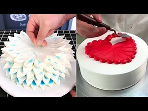 Anniversary Cake Decorating Tutorials | Anniversary Cake Design | Flowers Cake Decorating Ideas